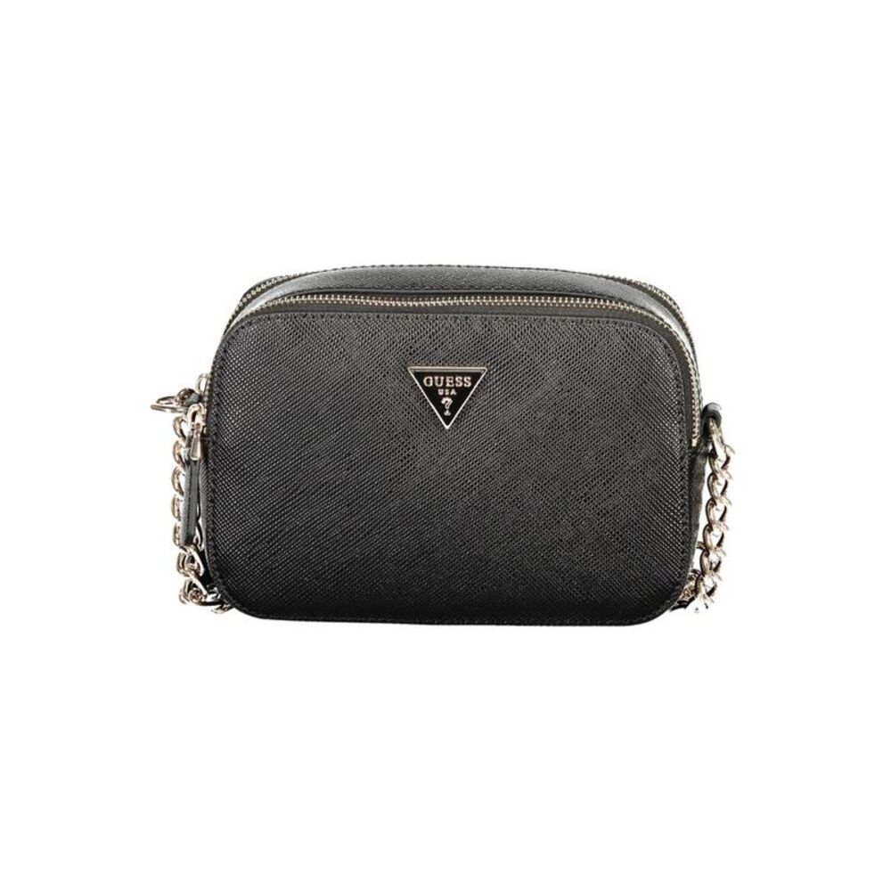 Guess Jeans Black Polyurethane Women's Women's Handbag